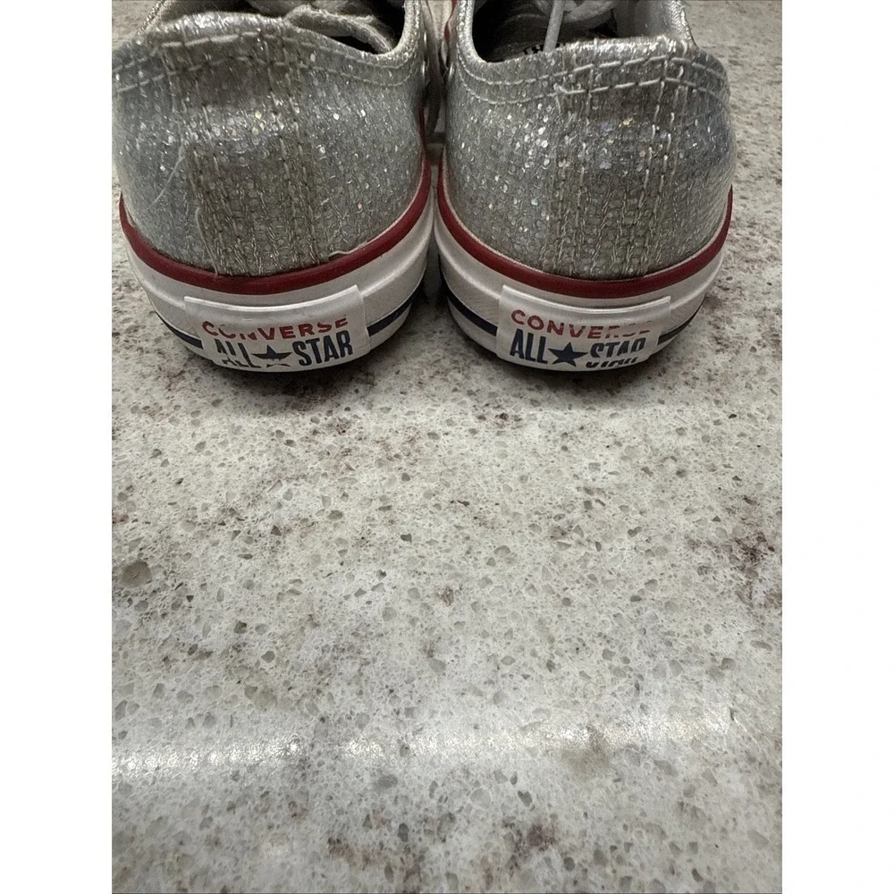 Converse‎ All Star Chuck Taylor Shoes Junior Size 2 All Over Glitter Low Top